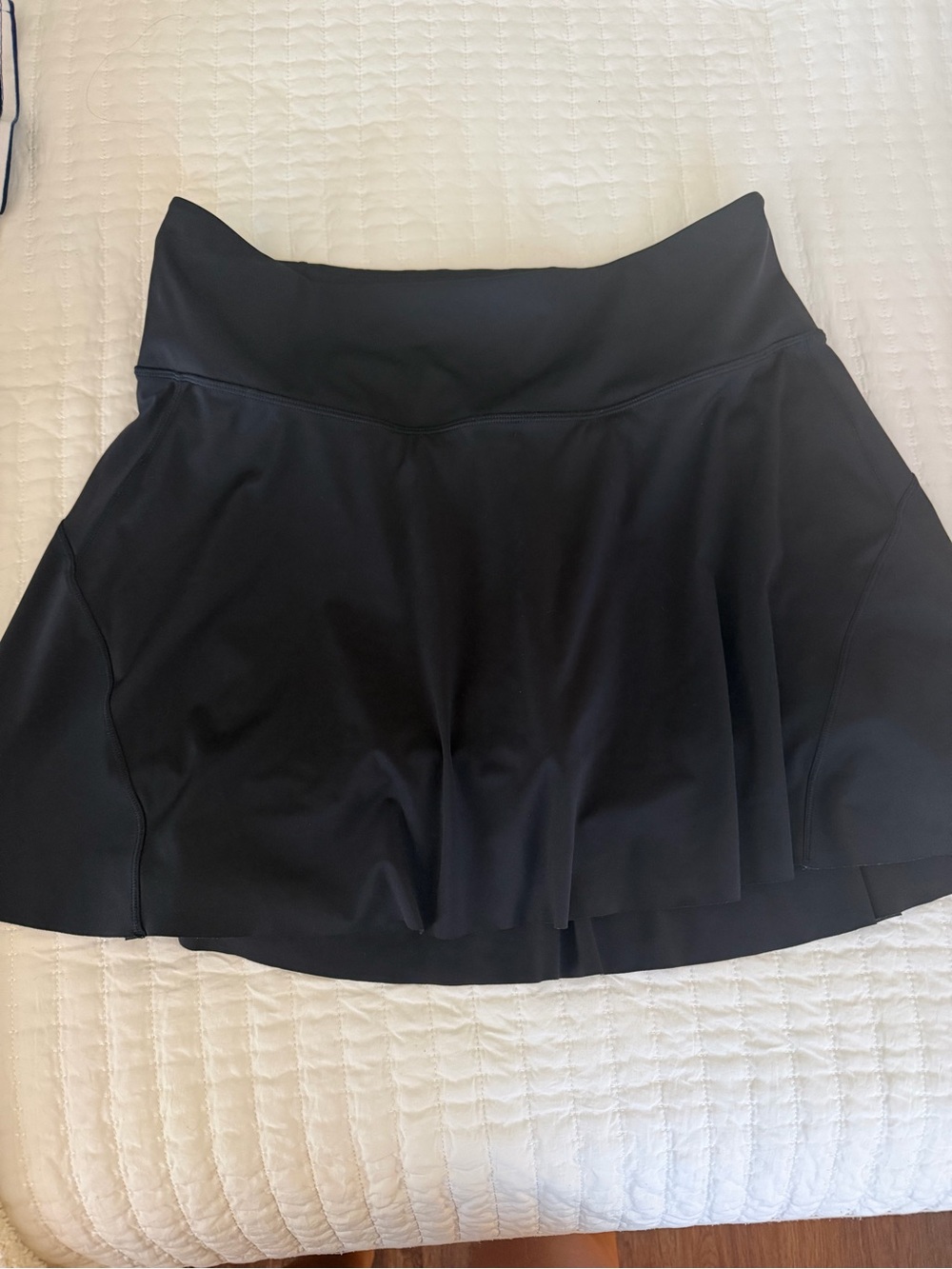 Athleta Black Ace Tennis Skort 15 1/2”